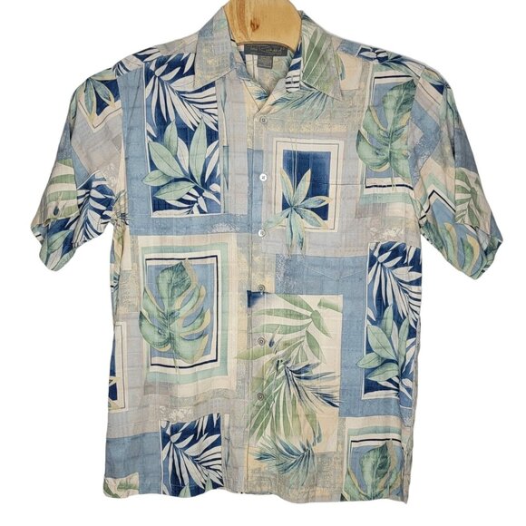 Tori Richard Medium‎ 100% Silk Multicolored Short Sleeve Hawaiian Button Shirt M - Picture 1 of 4